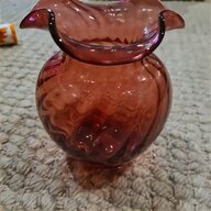 cranberry glass vase for sale