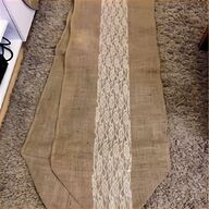hessian lace table runners for sale