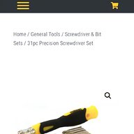 screwdriver set 31 piece for sale