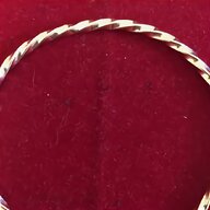 9ct gold hinged bangle for sale