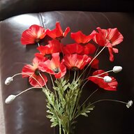 silk poppies red for sale