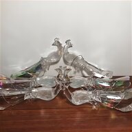 glass peacock for sale