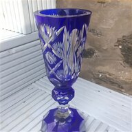 bohemian glass goblet for sale