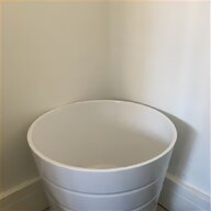 large round plastic planters for sale
