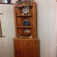 pine corner display cabinet for sale