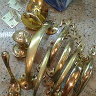 edwardian brass door handles for sale