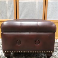 dfs oskar leather stool for sale