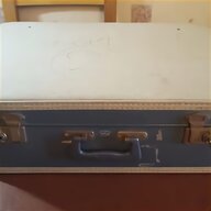 vintage blue suitcase for sale