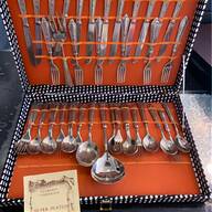 silver plated spoon set for sale