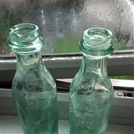 vintage glass bottles large for sale
