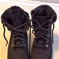 black faux fur boots 6 for sale