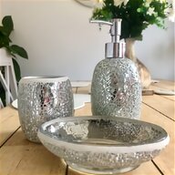 silver sparkle bathroom accessories for sale