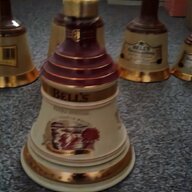 bells whiskey decanters full for sale