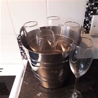 glass champagne bucket for sale