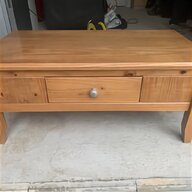 wood coffee table drawers for sale