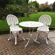 white cast aluminium garden furniture for sale