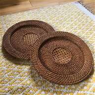 wicker charger plates for sale
