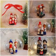 white christmas baubles for sale