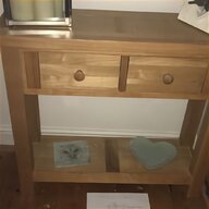 solid oak console table for sale