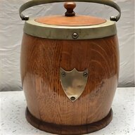 wooden biscuit barrel for sale