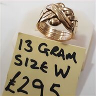 9ct gold saddle ring for sale