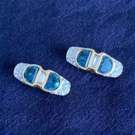 aquamarine earrings vintage for sale