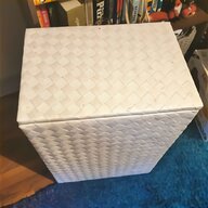 white wicker stool for sale