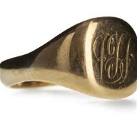 18ct gold signet ring for sale