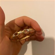 9ct gold hinged bangle for sale