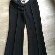 black stretch bootcut trousers for sale