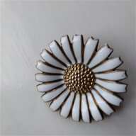 vintage porcelain flower brooch for sale