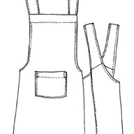 retro apron for sale