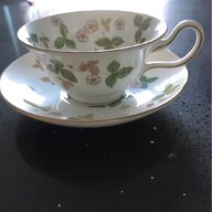 wedgwood cup saucer green for sale