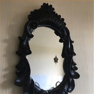 black wall mirrors decorative for sale