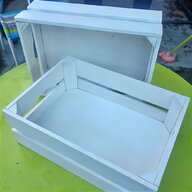 white wooden crates for sale