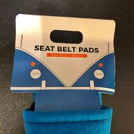 blue seat belt pads for sale