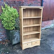 low oak bookcase for sale