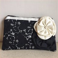 black cream clutch bag for sale