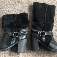 mens fur lined leather boots for sale