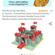 le toy van castle for sale