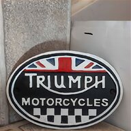 triumph motorcycle badges for sale