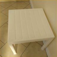 white plastic garden table for sale