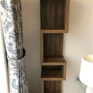 walnut corner shelf unit for sale