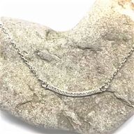 sterling silver t bar necklace for sale