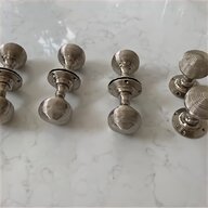 crystal door knobs pair for sale