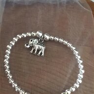 silver elephant bracelet for sale