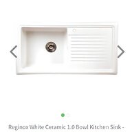 white ceramic kitchen sink 1 0 for sale