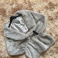 grey fur wrap for sale