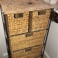 wicker basket furniture storage for sale