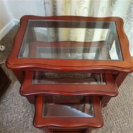mahogany nesting table for sale